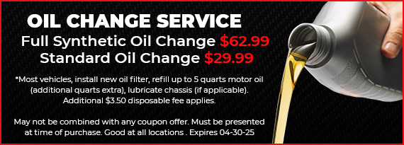 Oil Change Special